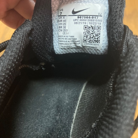 Men's Nike Zoom Rival S Track & Field Sprinting Spikes Black & White US Size 7 - Picture 8 of 13